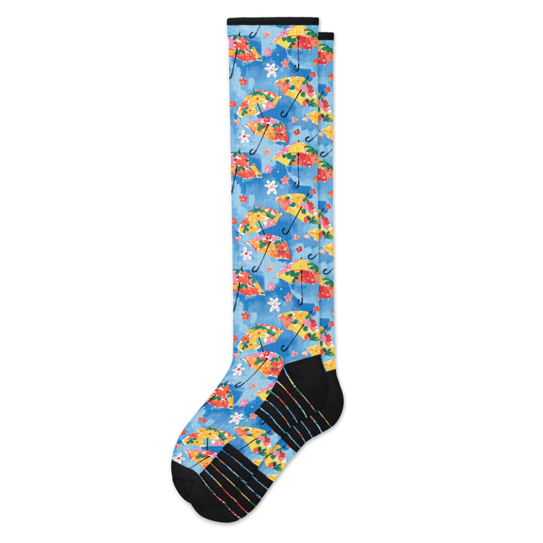 Spring Showers Compression Socks