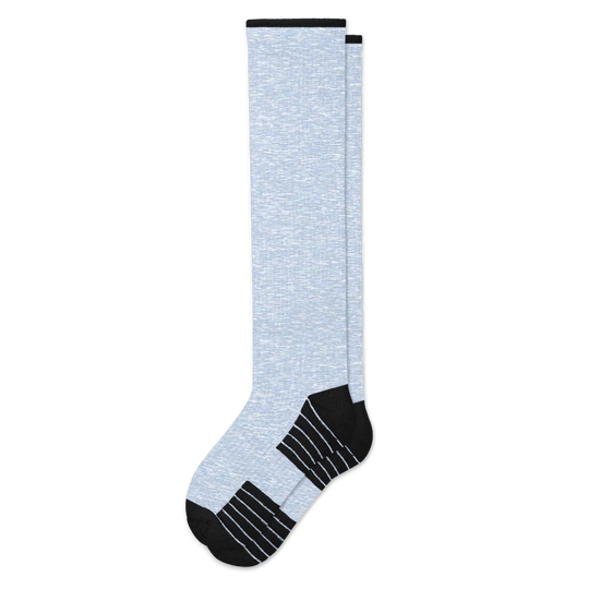 Heather Blue Compression Socks