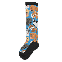 Viasox Ruff Life EasyStretch™ Socks Flat View