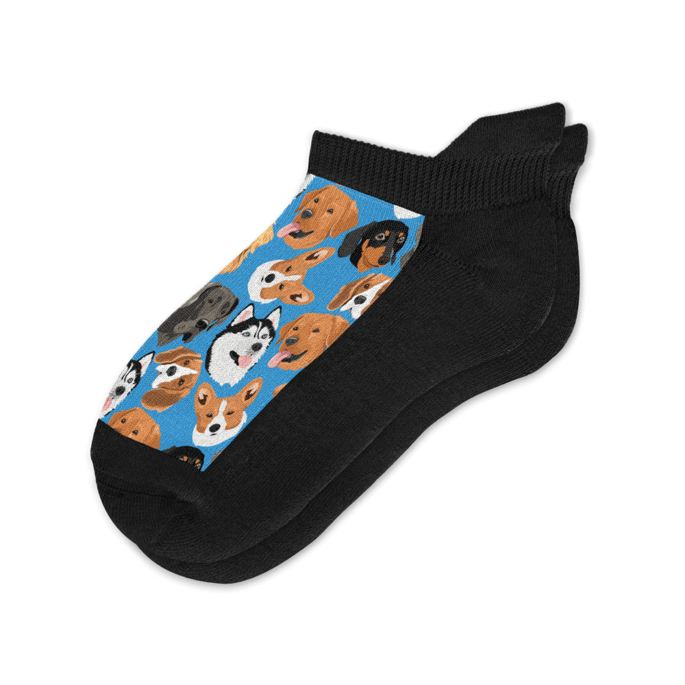 Viasox Ruff Life Ankle Socks Flat View