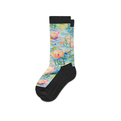 Viasox Pastel Pond EasyStretch™ Socks side view