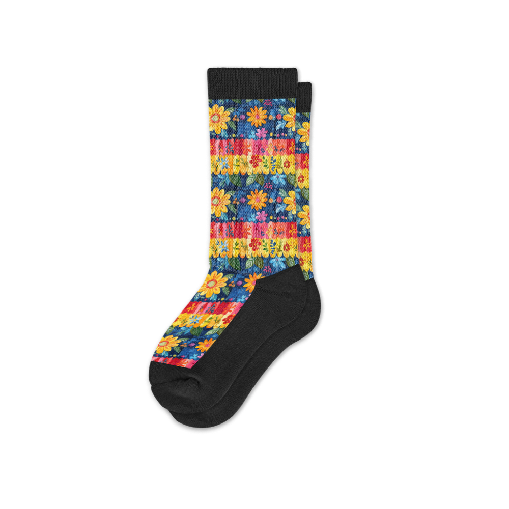 Viasox Spring Picnic EasyStretch Socks side view