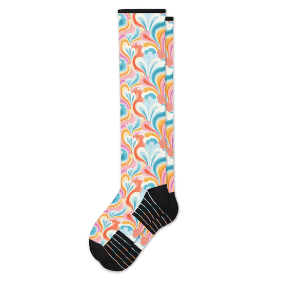 Spring Swirls Compression Socks – Viasox