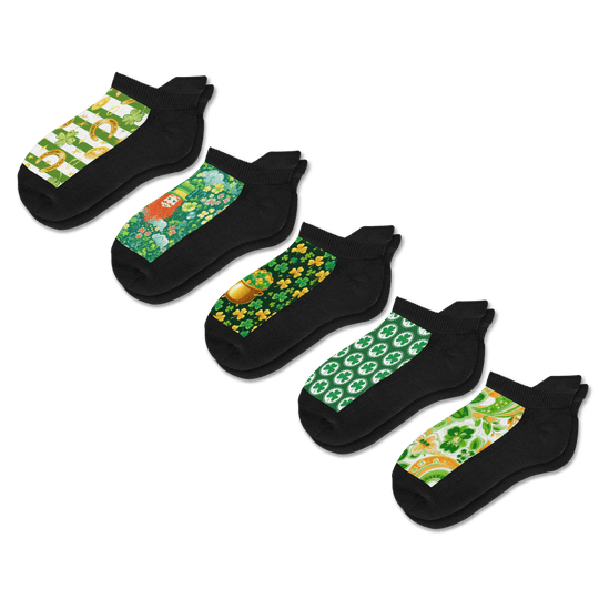 St Paddy's Ankle Socks 5-Pack Bundle