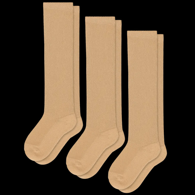 Tan EasyStretch™ Diabetic Socks Bundle 3-Pack