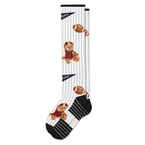 Touchdown Teddy Compression Socks