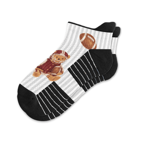 Touchdown Teddy Ankle Compression Socks