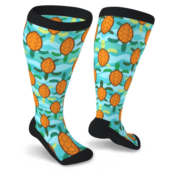 Turtle diabetic socks