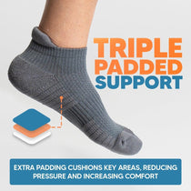 Ankle Compression Socks For swelling - Gray | Viasox