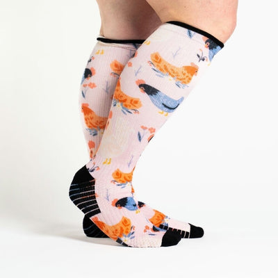 What The Cluck Compression Socks