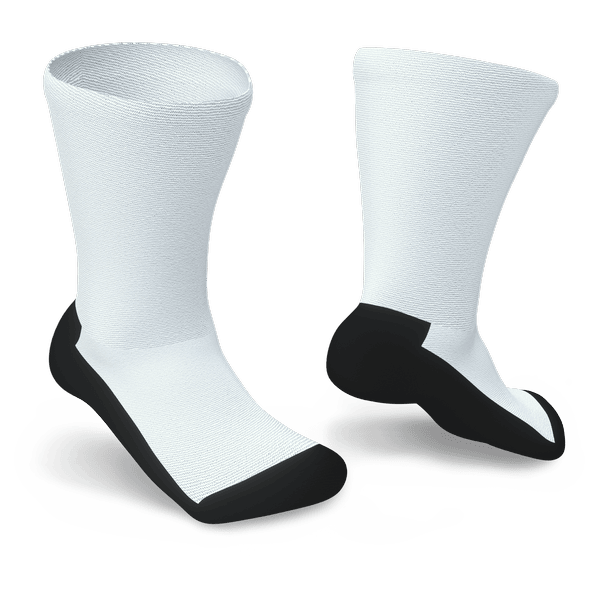 White and black socks