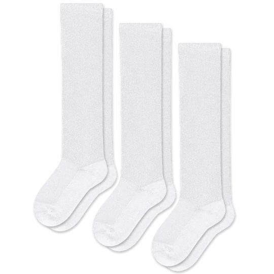White EasyStretch™ Socks Bundle 3-Pack