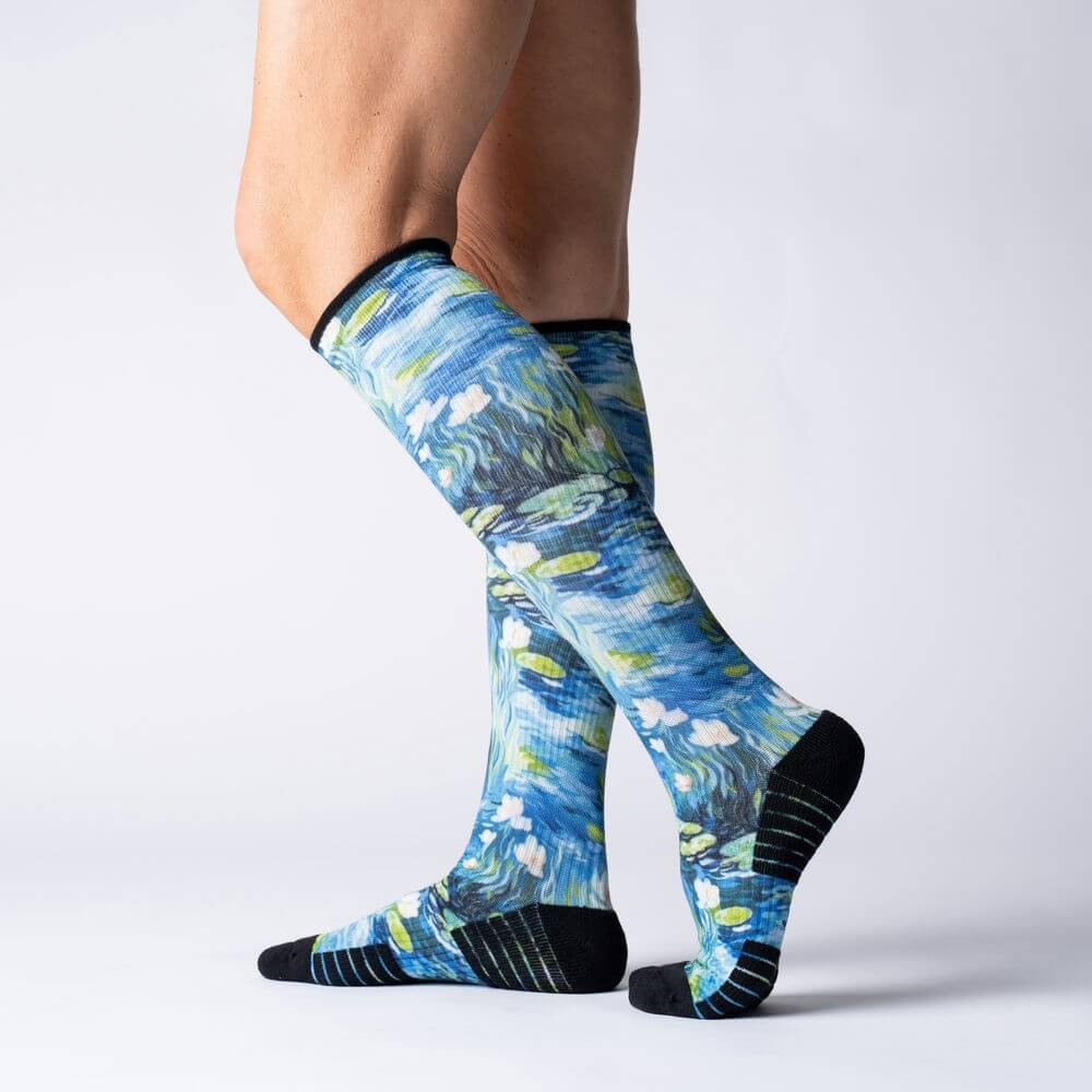 Compression Buy Pattern Water Lily Compression Socks | Viasox