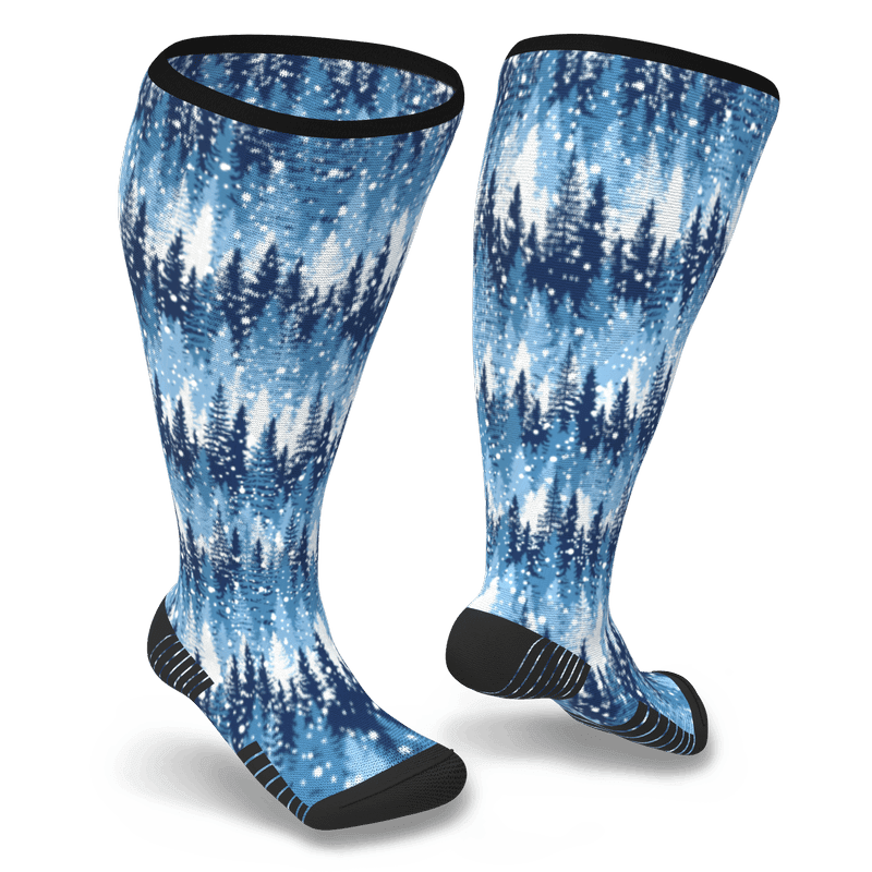 Pretty Compression Socks - Winter Blues | Viasox