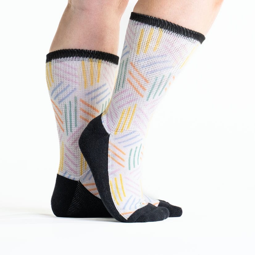 Crew non-binding pastel socks