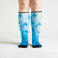 Blue sea compression socks