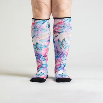 Viasox Butterfly Compression Socks side view