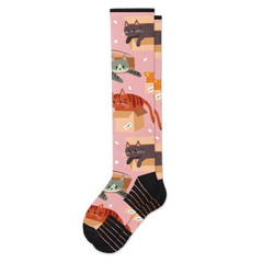 Cats in Boxes Compression Socks