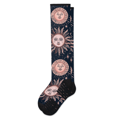 Viasox Celestial Moon Compression Socks front view