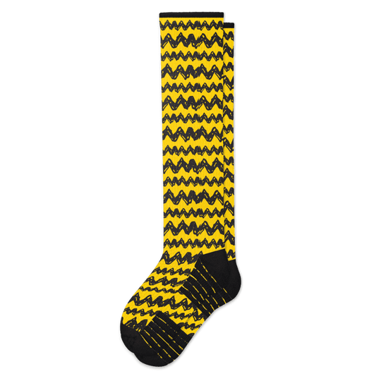 Yellow charlie brown socks