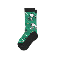 Snoopy tennis stretchy crew socks