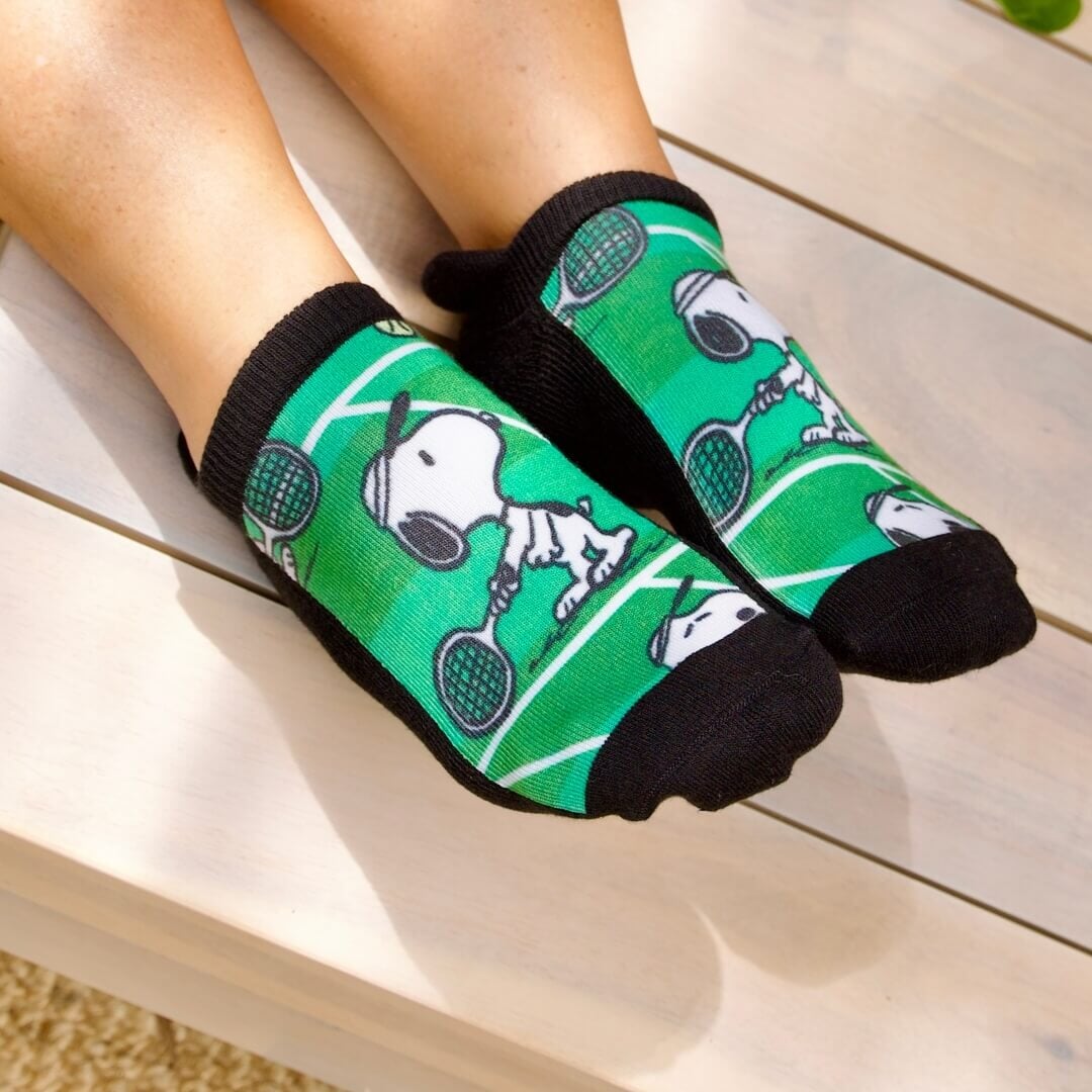 Snoopy tennis ankle socks
