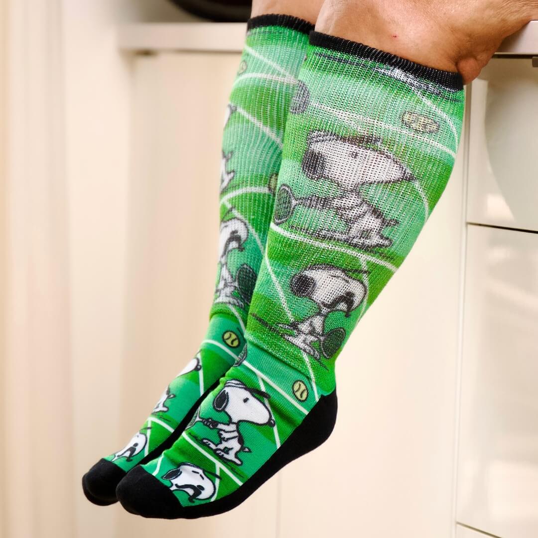 Snoopy tennis socks