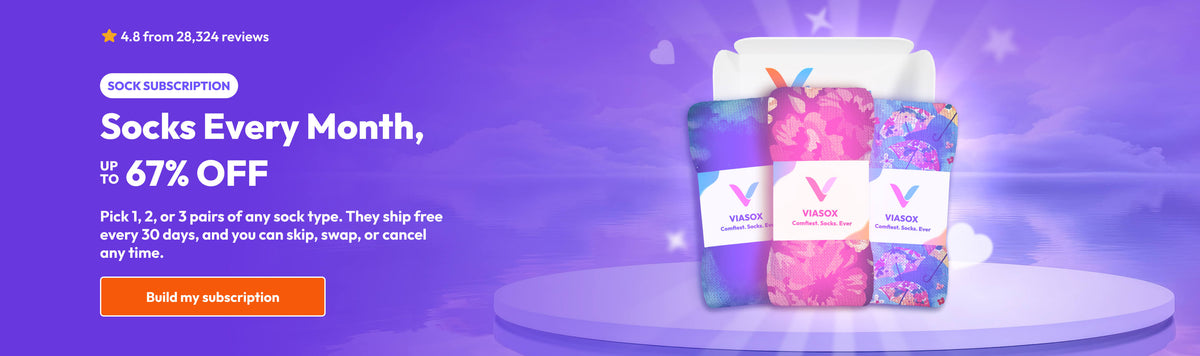 Socks Every Month, up to 67% off - build your subscription
