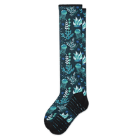 Viasox Jellyfish Blues Compression Socks Flat View