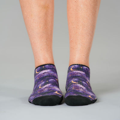 Lavender Night Ankle Compression Socks