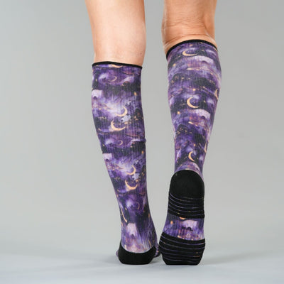 Lavender Night Compression Socks