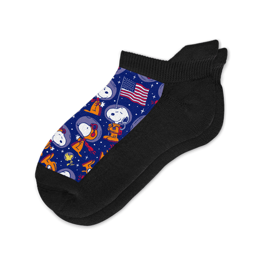 Snoopy in space ankle socks