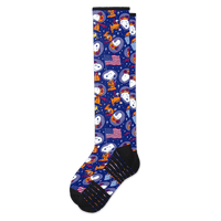 Space snoopy compression socks