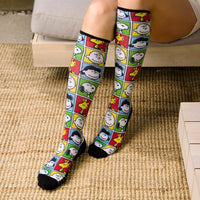 Peanuts characters compression socks