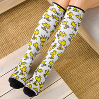Peanuts Woodstock compression socks
