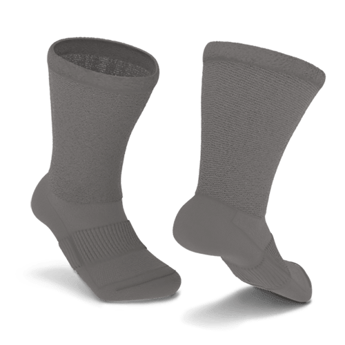 Viasox Diabetic Socks M / Crew / Thin Gray Diabetic Socks