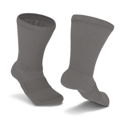 Viasox Diabetic Socks M / Crew / Thin Gray Diabetic Socks