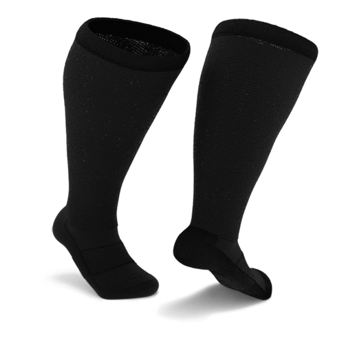 viasox Diabetic Socks M / Knee High / Thin Black Diabetic Socks