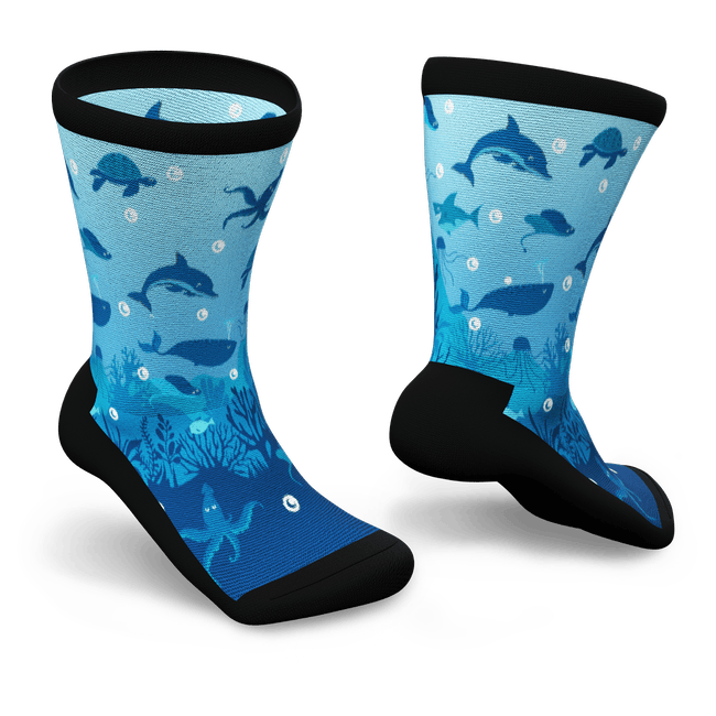 Sea life socks