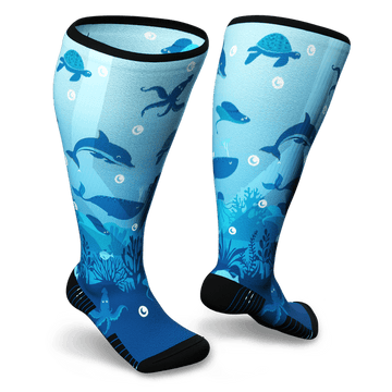 Compression deep sea socks