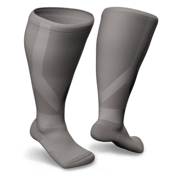 Gray compression socks