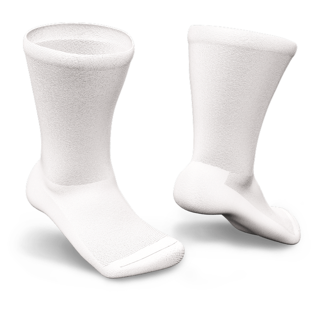 White socks for diabetes