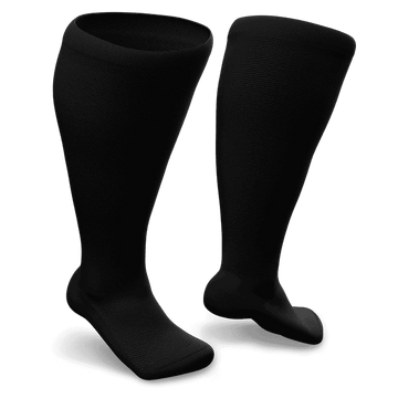Black non-binding diabetic socks