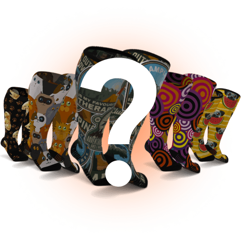 5 pairs mystery compression socks