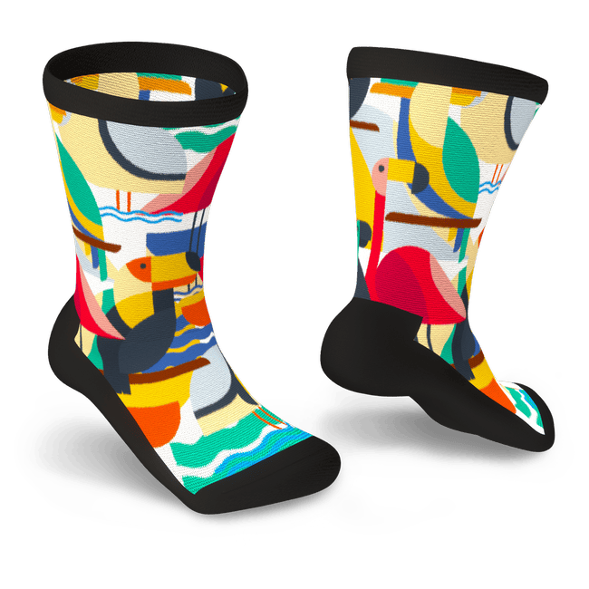 Toucan socks crew length